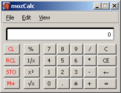 mozCalc</a>, an easy to use xul calculator, provides normal, scientific, reverse polish notation modes